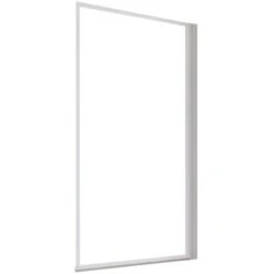 Schulte Badewannenfaltwand Komfort 1-tlg. Dekor Frame Mattweiß 140 X 80 Cm -Home Bathroom 4060991071232 2053 2