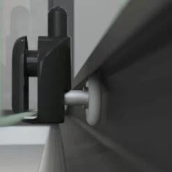 Schulte ExpressPlus Komplettdusche-Schiebetür Bali Mattschwarz 215 Cm X 115 Cm -Home Bathroom 4060991074998 2053 CU 11