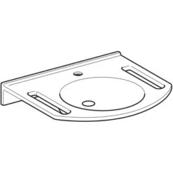 Geberit Waschbecken Publica 60 Cm Weiß Mit Ausschnitten 7 Geberit Waschbecken Publica 60 Cm Weiß Mit Ausschnitten -Home Bathroom 4123 402160016 Perspective