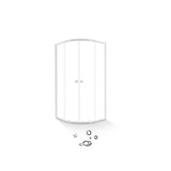 Baliv Duschkabine DUK-80.20R 80 Cm X 80 Cm Chrom -Home Bathroom 4250312107720 S03 080720 L