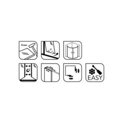 Baliv Duschkabine DUK-80.20R 80 Cm X 80 Cm Chrom -Home Bathroom 4250312107720 WEB02 270521