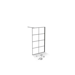 Baliv Duschabtrennung Walk-In DUK-120.131 120 Cm X 195 Cm Schwarz -Home Bathroom 4250312111048 S03 080720 L