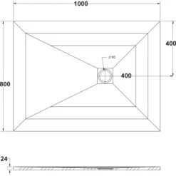 Ottofond Duschwanne Strato 100 Cm X 80 Cm X 2,4 Cm Anthrazit 9 Ottofond Duschwanne Strato 100 Cm X 80 Cm X 2,4 Cm Anthrazit -Home Bathroom 440898 3209 4