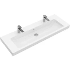 Villeroy & Boch Doppelwaschbecken Subway 2.0 130 Cm Alpinweiß CeramicPlus