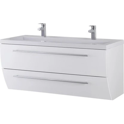 Waschbecken Sweet 120 Cm Weiß 3 Waschbecken Sweet 120 Cm Weiß