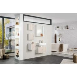 Fackelmann Waschbecken 60 Cm Ix! Weiß -Home Bathroom 565577 3254 3