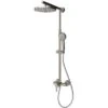 Schulte Duschsystem DuschMaster Rain Classic Rund Edelstahloptik -Home Bathroom 577626 2053 1