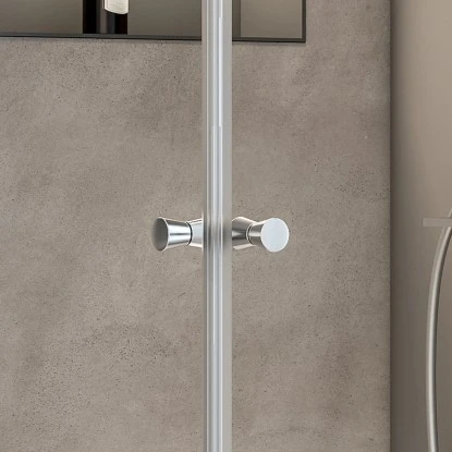 Schulte Eckeinstieg Mit Schiebetüren Sunny 180 Cm X 75-90 Cm Weiß Glasdekor 6 Schulte Eckeinstieg Mit Schiebetüren Sunny 180 Cm X 75-90 Cm Weiß Glasdekor – Bild 4