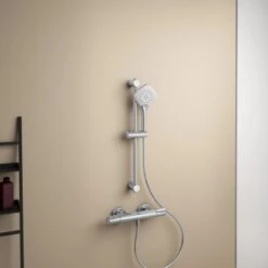 Ideal Standard Brausekombination Ceratherm T100 Brausestange 60 Cm Chrom -Home Bathroom 611659 3049 4