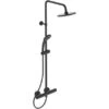 Ideal Standard Duschsystem Ceratherm T25 Kopfbrause 20 Cm Silk Black -Home Bathroom 611768 3049 1