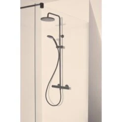 Ideal Standard Duschsystem Ceratherm T25 Kopfbrause 20 Cm Silk Black 10 Ideal Standard Duschsystem Ceratherm T25 Kopfbrause 20 Cm Silk Black -Home Bathroom 611768 3049 2