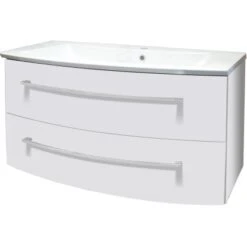 Fackelmann Waschbecken 100 Cm Rondo Weiß -Home Bathroom 642 3254 fackelmannrondo 1