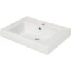 AquaSu LinHa Waschbecken 60 Cm Weiß -Home Bathroom 653903 3711 1