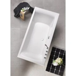 Ottofond Badewanne Rosa 170 Cm X 75 Cm Weiß -Home Bathroom 675183 3209 2