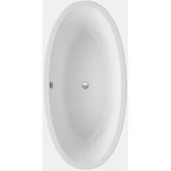 Freistehende Badewanne Latina 190 Cm X 94 Cm Weiß -Home Bathroom 675593 3209
