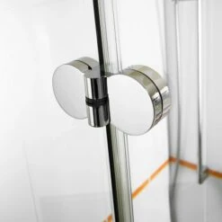 Breuer Eckeinstieg DrehfalttürElana Komfort Chrom Klarglas 80 X 80 Cm -Home Bathroom 767955 2570 1655 3