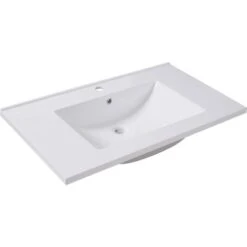 Sanotechnik Waschbecken 80 Cm Stella Weiß -Home Bathroom 776404 4633 2