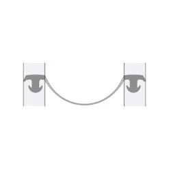 Schulte Dichtprofil Senkrecht Für Gerahmte Badewannenfaltwand Weiß 130 Cm -Home Bathroom 797 Schulte Dichtung D2907 1