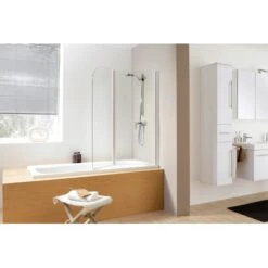 Badewannenaufsatz Duna II Weiß -Home Bathroom 7 badewannenaufsatz duna 1 1