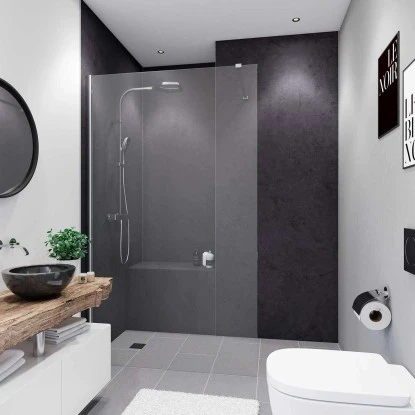 Breuer Duschrückwand Soft-Touch Stein Anthrazit 100 X 210 Cm 3 Breuer Duschrückwand Soft-Touch Stein Anthrazit 100 X 210 Cm