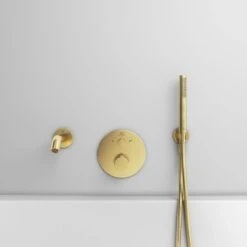 Ideal Standard Handbrause Idealrain Atelier Stick Gold Metall -Home Bathroom 887295 3049 6