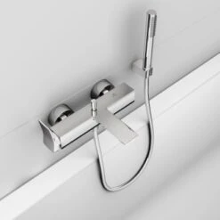 Ideal Standard Brausehalter Idealrain Atelier Chrom Eckig Für Handbrause -Home Bathroom 887368 3049 6