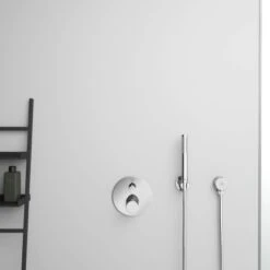 Ideal Standard Brausehalter Idealrain Atelier Chrom Rund Für Handbrause -Home Bathroom 887417 3049 6