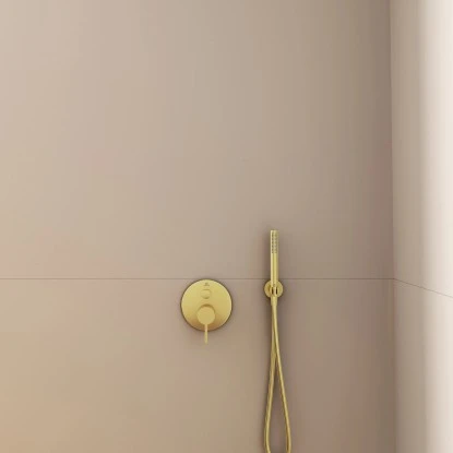 Ideal Standard Brausehalter Idealrain Atelier Gold Rund Für HB + Schlauch 6 Ideal Standard Brausehalter Idealrain Atelier Gold Rund Für HB + Schlauch – Bild 4