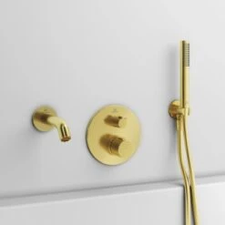 Ideal Standard Brausehalter Idealrain Atelier Gold Rund Für HB + Schlauch 13 Ideal Standard Brausehalter Idealrain Atelier Gold Rund Für HB + Schlauch -Home Bathroom 887426 3049 5