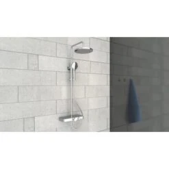 Eisl Duschset Futura Wellness Duschsystem Mit Thermostat Glasablage Chrom Grau -Home Bathroom 9002560798954 2759 3