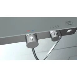 Eisl Duschset Futura Wellness Duschsystem Mit Thermostat Glasablage Chrom Grau -Home Bathroom 9002560798954 2759 5