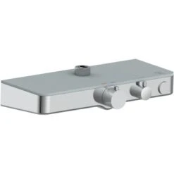 Eisl Duschset Futura Wellness Duschsystem Mit Thermostat Glasablage Chrom Grau -Home Bathroom 9002560798954 2759 8