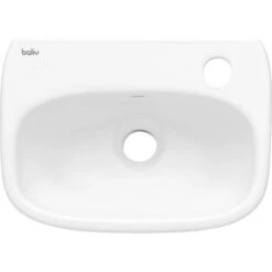 Baliv Handwaschbecken-Set 36 Cm Weiß Mit Armatur -Home Bathroom 9006947068067 S04 070820 L