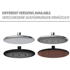 Wenko Regenduschkopf Watersaving Wood Ø 22,5 Cm -Home Bathroom 903683 1068 07
