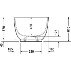 Duravit Badewanne Luv 180 Cm X 85 Cm Freistehend Mit Nahtloser Verkleidung -Home Bathroom 947134 4123 700434S