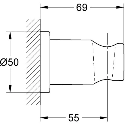 Grohe Handbrausehalter Rainshower Warm Sunset 4 Grohe Handbrausehalter Rainshower Warm Sunset – Bild 2