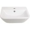 AquaSu Handwaschbecken Lenado 46 Cm Weiß -Home Bathroom 971488 3711 1