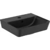 Ideal Standard Handwaschbecken Connect Air 40 Cm 1 Hahnloch Mit Überlauf Schwarz -Home Bathroom 9803289 3049 1