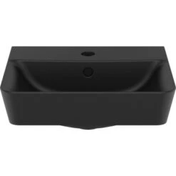 Ideal Standard Handwaschbecken Connect Air 40 Cm 1 Hahnloch Mit Überlauf Schwarz 14 Ideal Standard Handwaschbecken Connect Air 40 Cm 1 Hahnloch Mit Überlauf Schwarz -Home Bathroom 9803289 3049 3