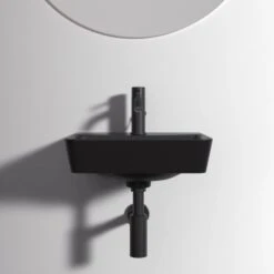 Ideal Standard Handwaschbecken Connect Air 40 Cm 1 Hahnloch Mit Überlauf Schwarz 18 Ideal Standard Handwaschbecken Connect Air 40 Cm 1 Hahnloch Mit Überlauf Schwarz -Home Bathroom 9803289 3049 7