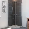 Breuer Runddusche Radius 55 Elana 6 Silber Matt Klarglas 80 X 80 Cm -Home Bathroom 998017 2570 0610