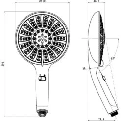 Eisl Handbrause Cool Chrom -Home Bathroom dbrausecoolchrom Zeichnung