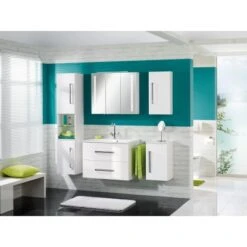 Fackelmann Waschbecken 60 Cm Como Weiß -Home Bathroom elmann Badmbelserie Como 2