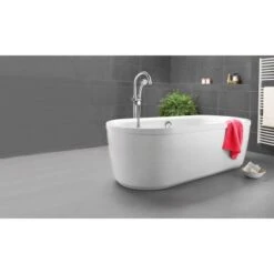 Sanitop-WingerothDuobadewanne Ovo Solo 180 Cm Weiß Freistehend Ohne Schürze 11 Sanitop-WingerothDuobadewanne Ovo Solo 180 Cm Weiß Freistehend Ohne Schürze -Home Bathroom ewanneovosolofreistehend 2