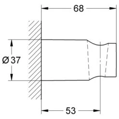 Grohe Handbrausehalter Tempesta Cosmopolitan Für Wandmontagen 5 Grohe Handbrausehalter Tempesta Cosmopolitan Für Wandmontagen -Home Bathroom mopolitan handbrausehalter 1